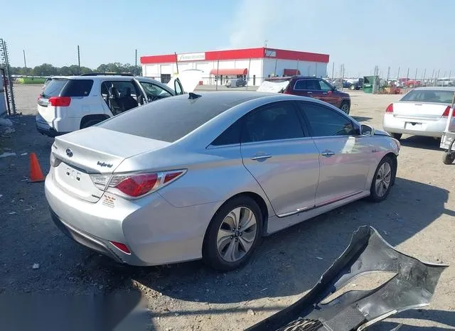 KMHEC4A41EA103026 2014 2014 Hyundai Sonata- Hybrid Limited 4