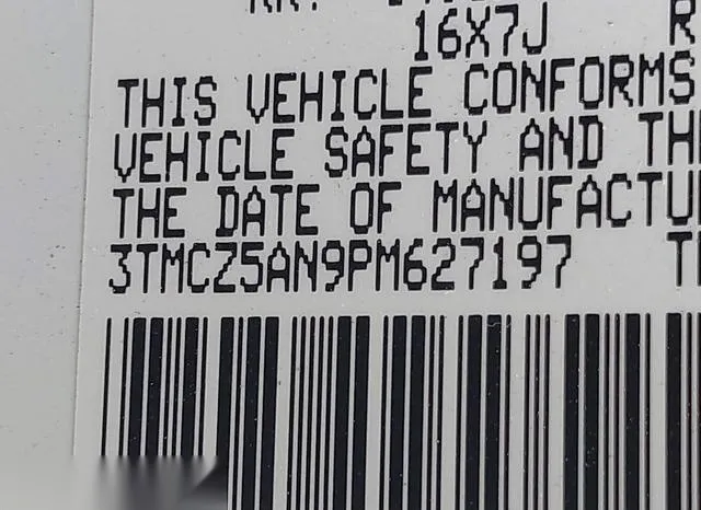 3TMCZ5AN9PM627197 2023 2023 Toyota Tacoma- Sr V6 9