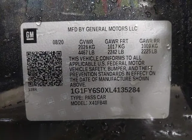 1G1FY6S0XL4135284 2020 2020 Chevrolet Bolt- Ev Fwd Lt 9