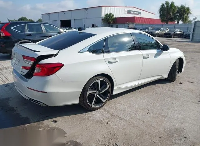 1HGCV1F3XNA076396 2022 2022 Honda Accord- Sport 4