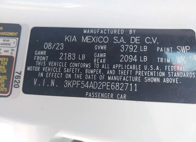 3KPF54AD2PE682711 2023 2023 KIA Forte- Gt-Line 9