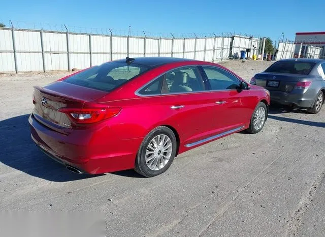 5NPE34AF8FH066427 2015 2015 Hyundai Sonata- Limited 4