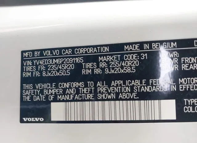 YV4ED3UM6P2091165 2023 2023 Volvo Xc40 Recharge Pure Electr 9