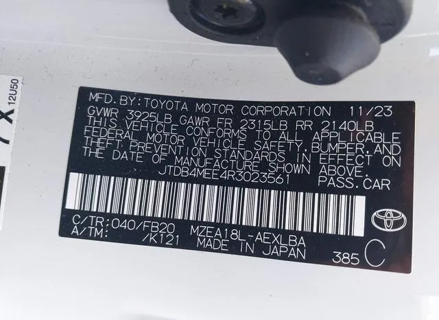 JTDB4MEE4R3023561 2024 2024 Toyota Corolla- LE 9