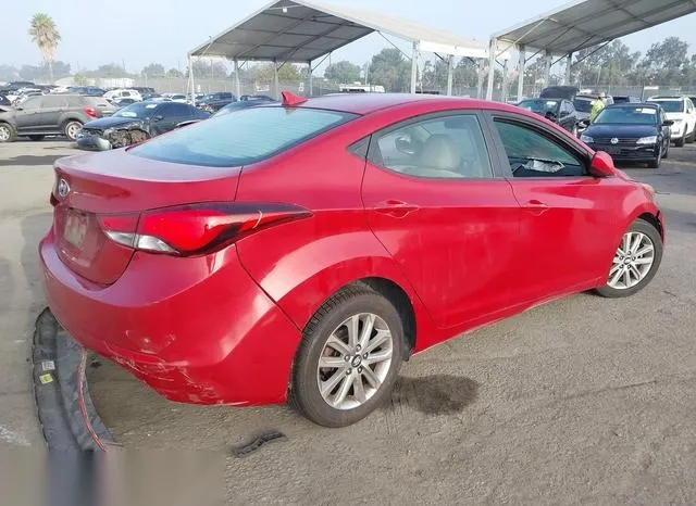 KMHDH4AE9EU053027 2014 2014 Hyundai Elantra- SE 4