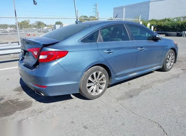 5NPE34AFXGH424757 2016 2016 Hyundai Sonata- Sport 4