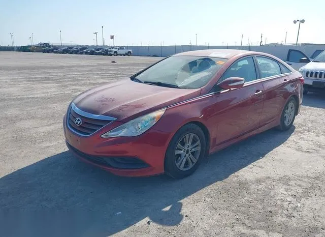 5NPEB4AC8EH945336 2014 2014 Hyundai Sonata- Gls 2