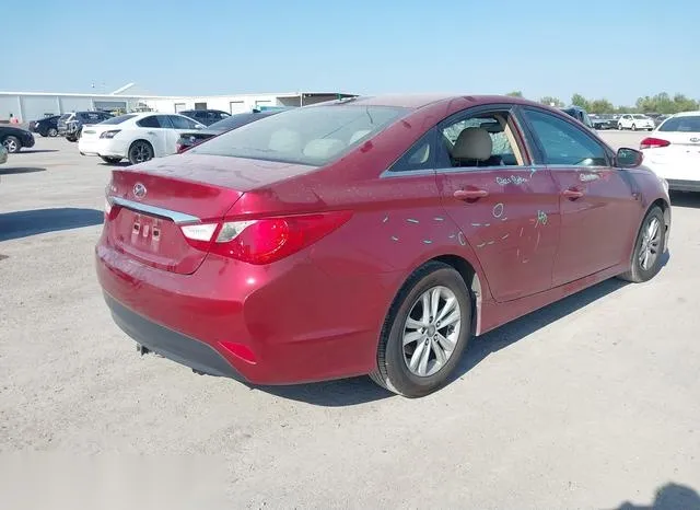 5NPEB4AC8EH945336 2014 2014 Hyundai Sonata- Gls 4