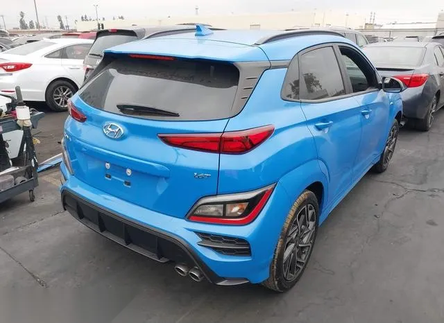 KM8K33A39NU820664 2022 2022 Hyundai Kona- N Line 4