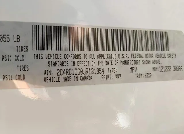 2C4RC1CG0JR131854 2018 2018 Chrysler Pacifica- LX 9