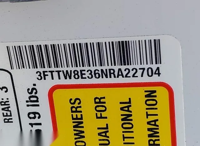 3FTTW8E36NRA22704 2022 2022 Ford Maverick- Xlt 9