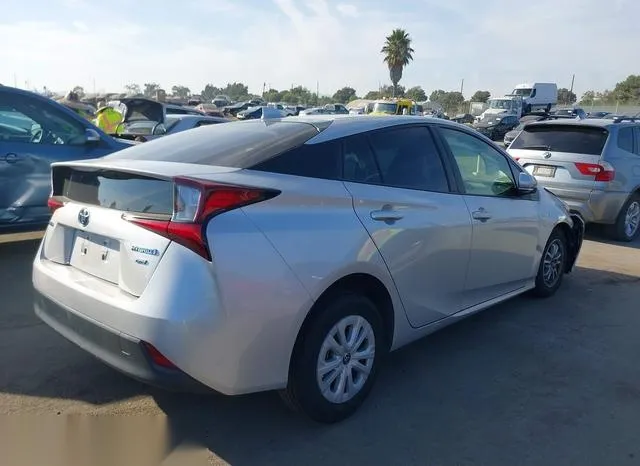 JTDKARFU4K3081347 2019 2019 Toyota Prius- L Eco 4