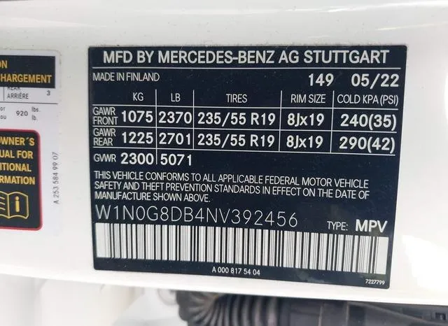 W1N0G8DB4NV392456 2022 2022 Mercedes-Benz GLC 300- Suv 9