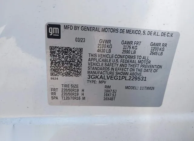 3GKALVEG1PL229531 2023 2023 GMC Terrain- Awd Slt 9