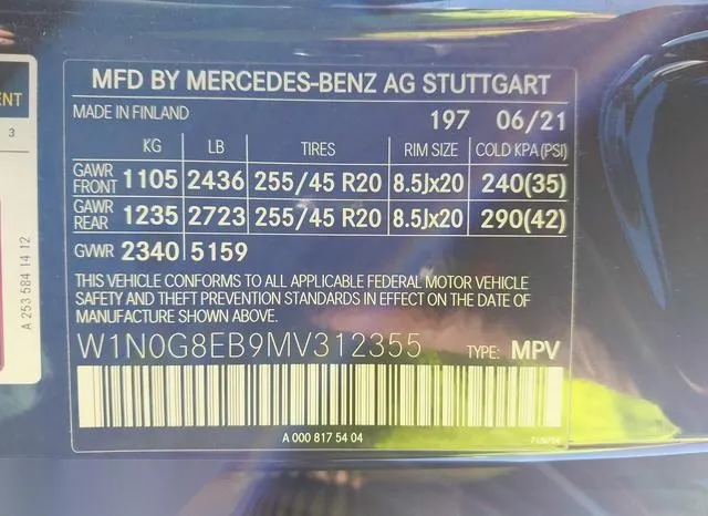 W1N0G8EB9MV312355 2021 2021 Mercedes-Benz GLC 300- 4Matic Suv 9