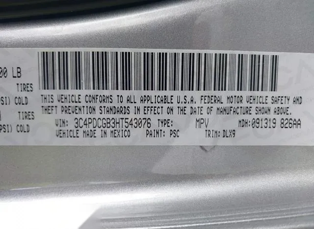 3C4PDCGB3HT543076 2017 2017 Dodge Journey- Crossroad Plus 9