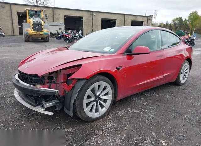 5YJ3E1EB0NF185108 2022 2022 Tesla Model 3- Long Range Dual 2