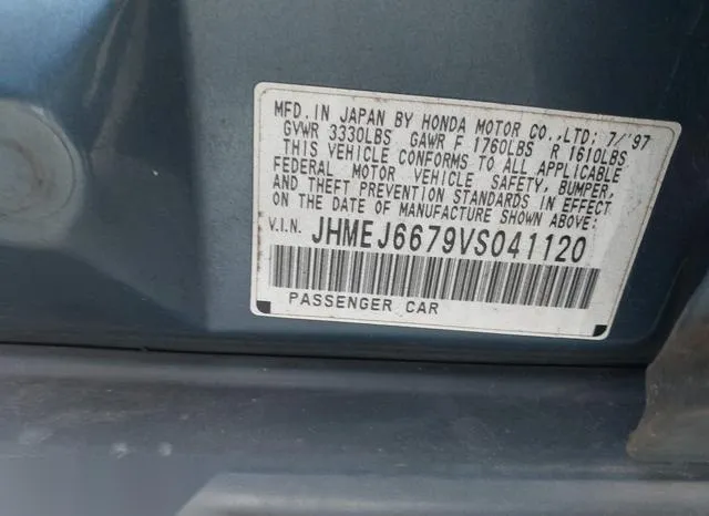 JHMEJ6679VS041120 1997 1997 Honda Civic- LX 9