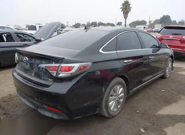 KMHE24L36HA071007 2017 2017 Hyundai Sonata- Hybrid SE 4