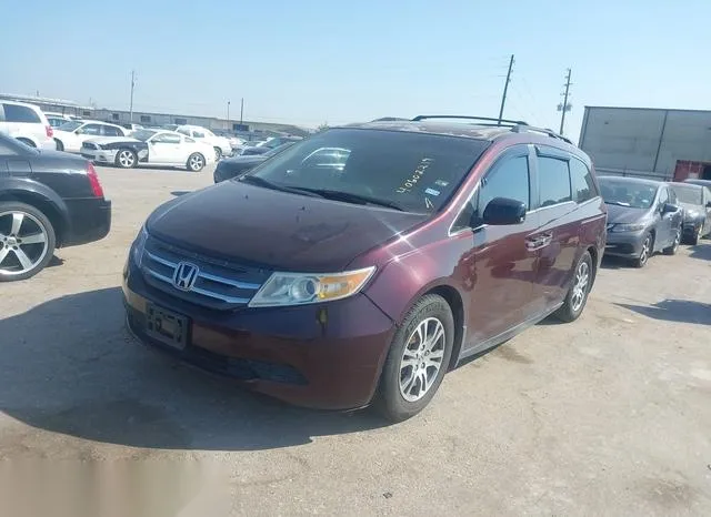 5FNRL5H66CB125076 2012 2012 Honda Odyssey- Ex-L 2