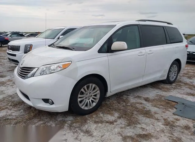 5TDYK3DC1ES448254 2014 2014 Toyota Sienna- Xle V6 8 Passenger 2