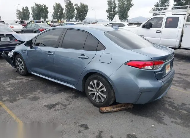 JTDEAMDE6MJ016266 2021 2021 Toyota Corolla- Hybrid Le 3