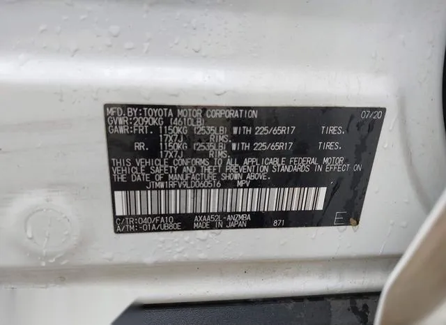 JTMW1RFV9LD060516 2020 2020 Toyota RAV4- Xle 9