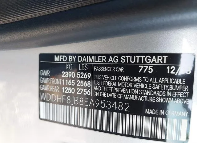 WDDHF8JB8EA953482 2014 2014 Mercedes-Benz E 350- 4Matic 9