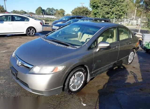 JHMFA36276S009713 2006 2006 Honda Civic- Hybrid 2