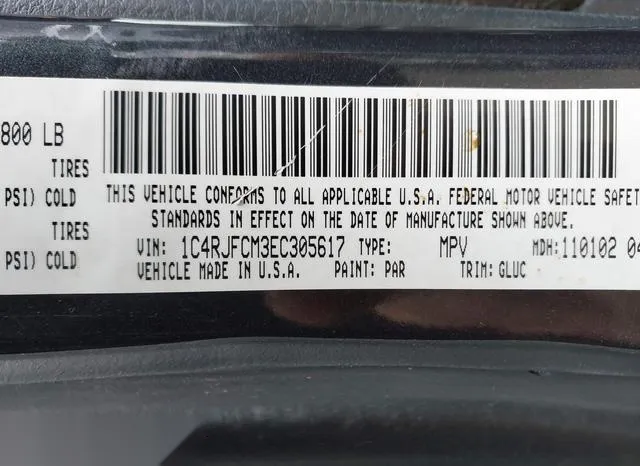 1C4RJFCM3EC305617 2014 2014 Jeep Grand Cherokee- Overland 9