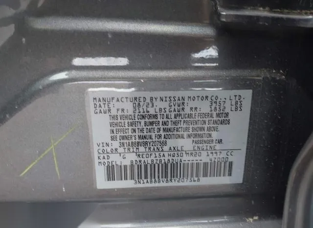 3N1AB8BV8RY207568 2024 2024 Nissan Sentra- S Xtronic Cvt 9