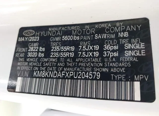 KM8KNDAFXPU204579 2023 2023 Hyundai Ioniq 5- Sel 9