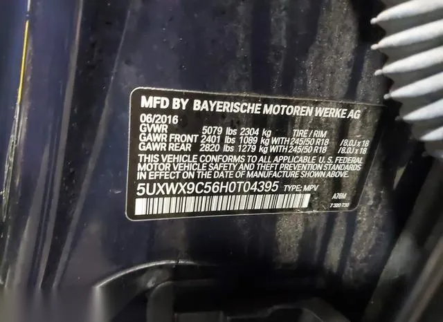 5UXWX9C56H0T04395 2017 2017 BMW X3- Xdrive28I 9