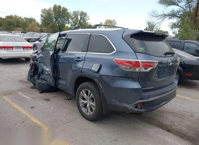 5TDJKRFH6FS087246 2015 2015 Toyota Highlander- Xle V6 3