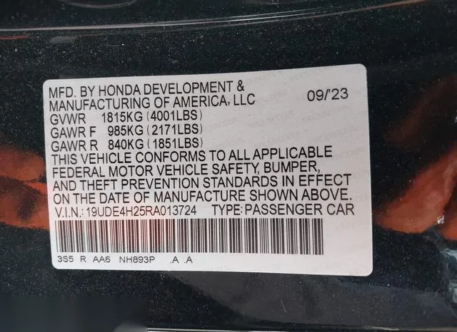 19UDE4H25RA013724 2024 2024 Acura Integra 9