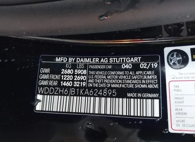 WDDZH6JB1KA624895 2019 2019 Mercedes-Benz E-Class- E450 4Matic 9