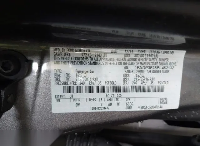 1FADP3F28EL462132 2014 2014 Ford Focus- SE 9