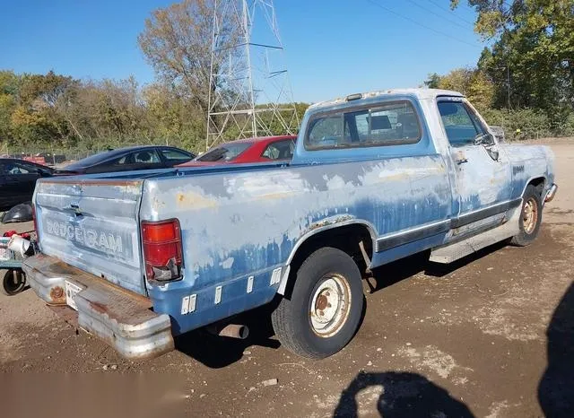 1B7FD04Y8JS701244 1988 1988 Dodge D-Series- D100 4