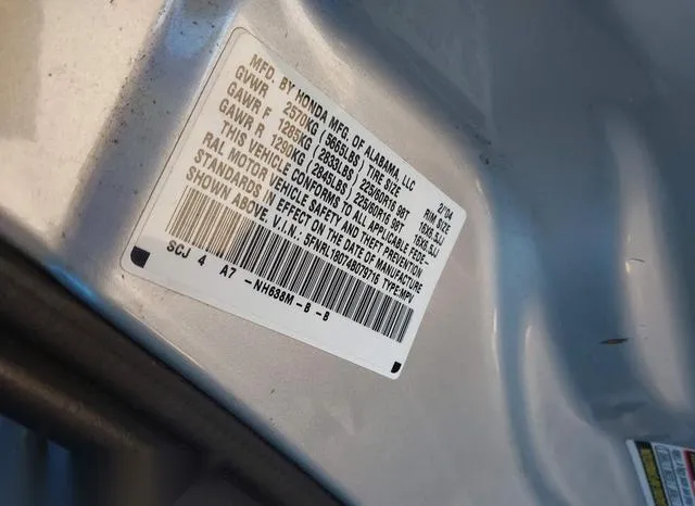 5FNRL18074B079716 2004 2004 Honda Odyssey- Ex-L 9