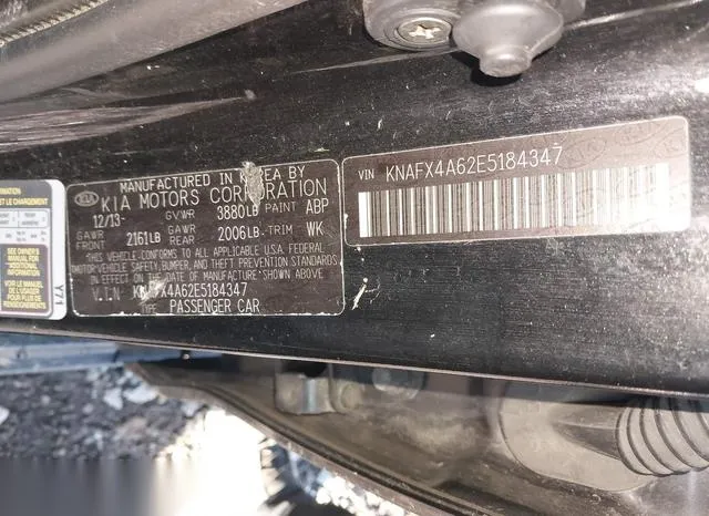 KNAFX4A62E5184347 2014 2014 KIA Forte- LX 9