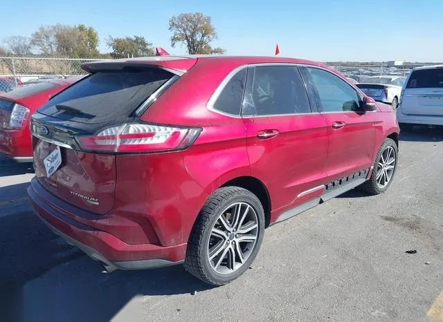 2FMPK4K93KBB61502 2019 2019 Ford Edge- Titanium 4