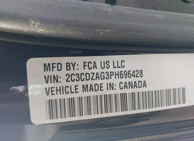 2C3CDZAG3PH696428 2023 2023 Dodge Challenger- Sxt 9