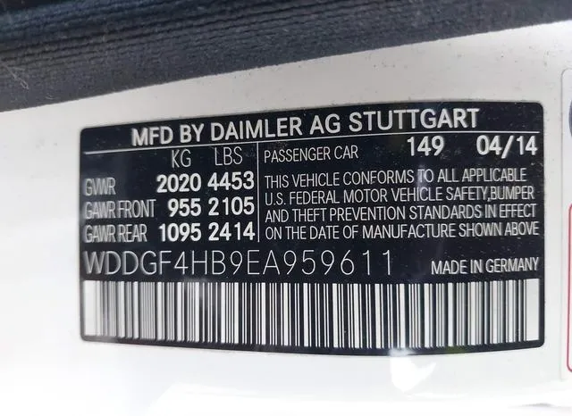 WDDGF4HB9EA959611 2014 2014 Mercedes-Benz C 250- Luxury/Sport 9