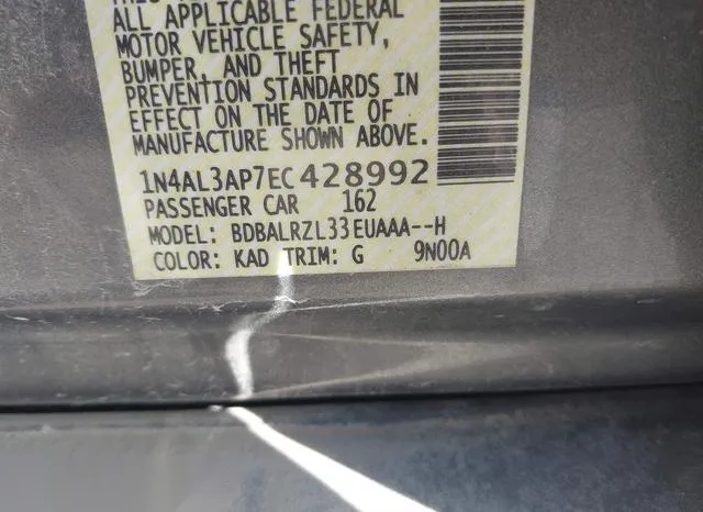 1N4AL3AP7EC428992 2014 2014 Nissan Altima- 2-5 S 9