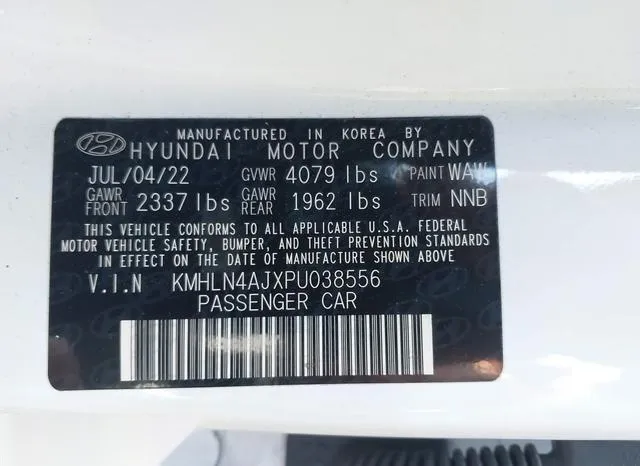 KMHLN4AJXPU038556 2023 2023 Hyundai Elantra- Hybrid Limited 9