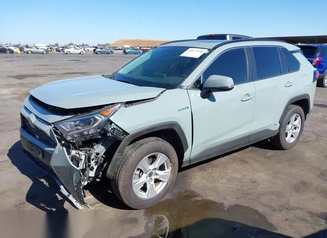 JTMRWRFV1MD102824 2021 2021 Toyota RAV4- Hybrid Xle 2