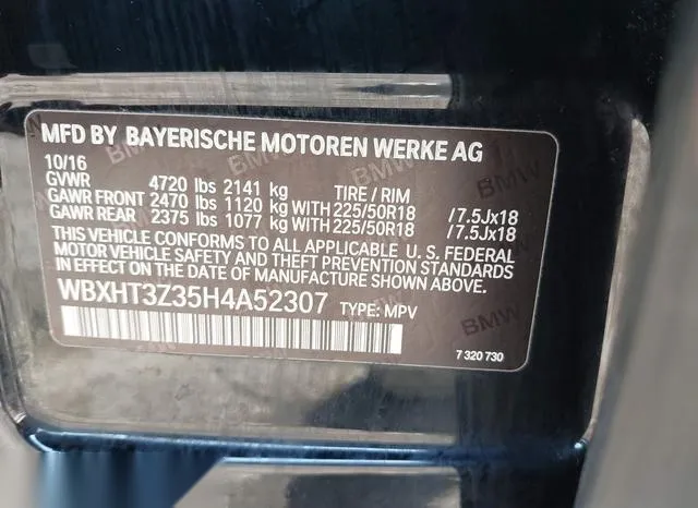 WBXHT3Z35H4A52307 2017 2017 BMW X1- Xdrive28I 9