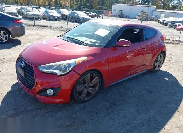 KMHTC6AE1FU216440 2015 2015 Hyundai Veloster- Turbo 2