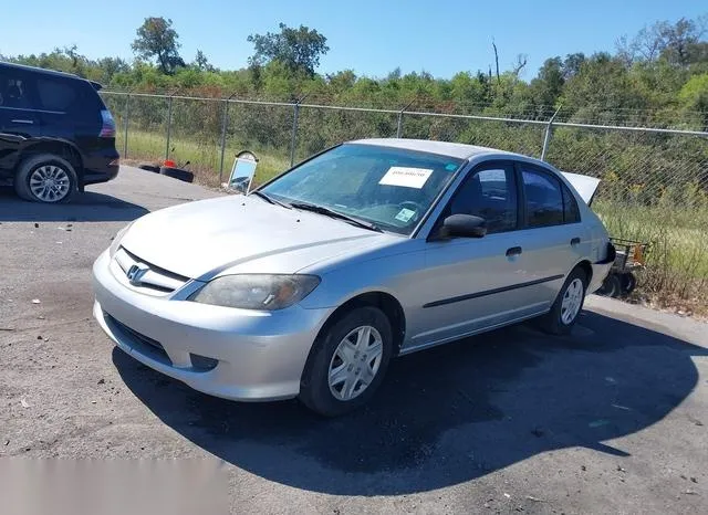 2HGES16385H581856 2005 2005 Honda Civic- Sedan VP 2