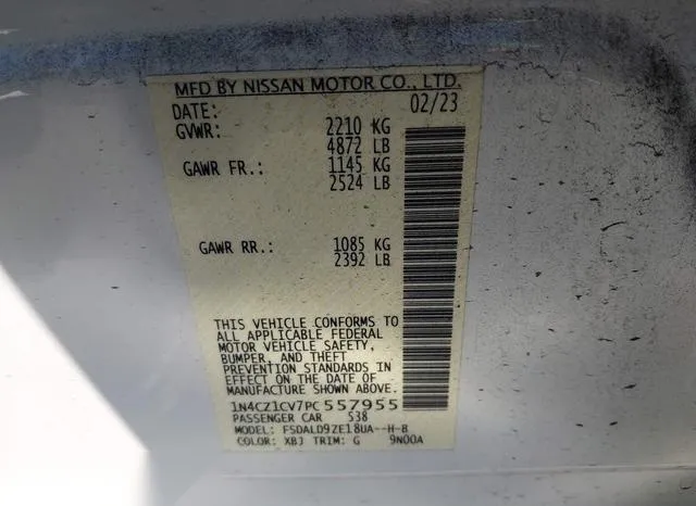 1N4CZ1CV7PC557955 2023 2023 Nissan Leaf- Sv Plus 60 Kwh 9